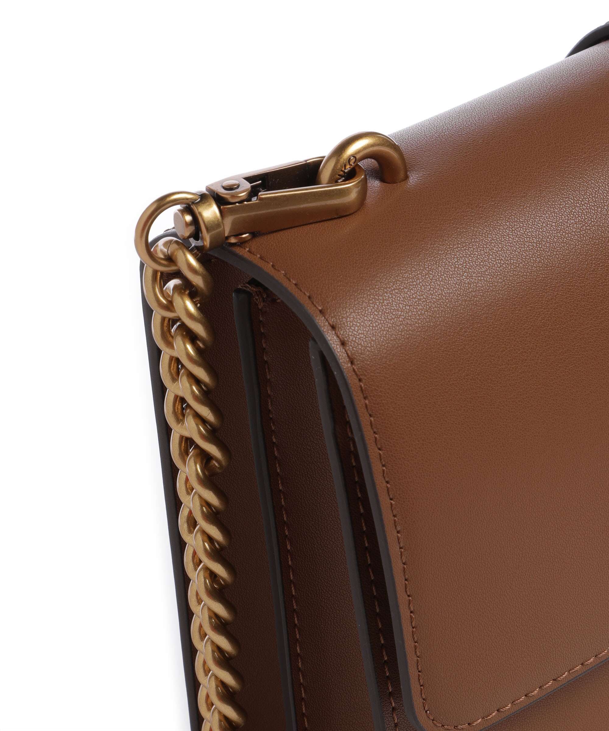 Pinko Love One Classic Crossbody bag marrone/leone/antique gold