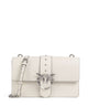 Pinko Love One Classic Crossbody bag bianco seta/old silver