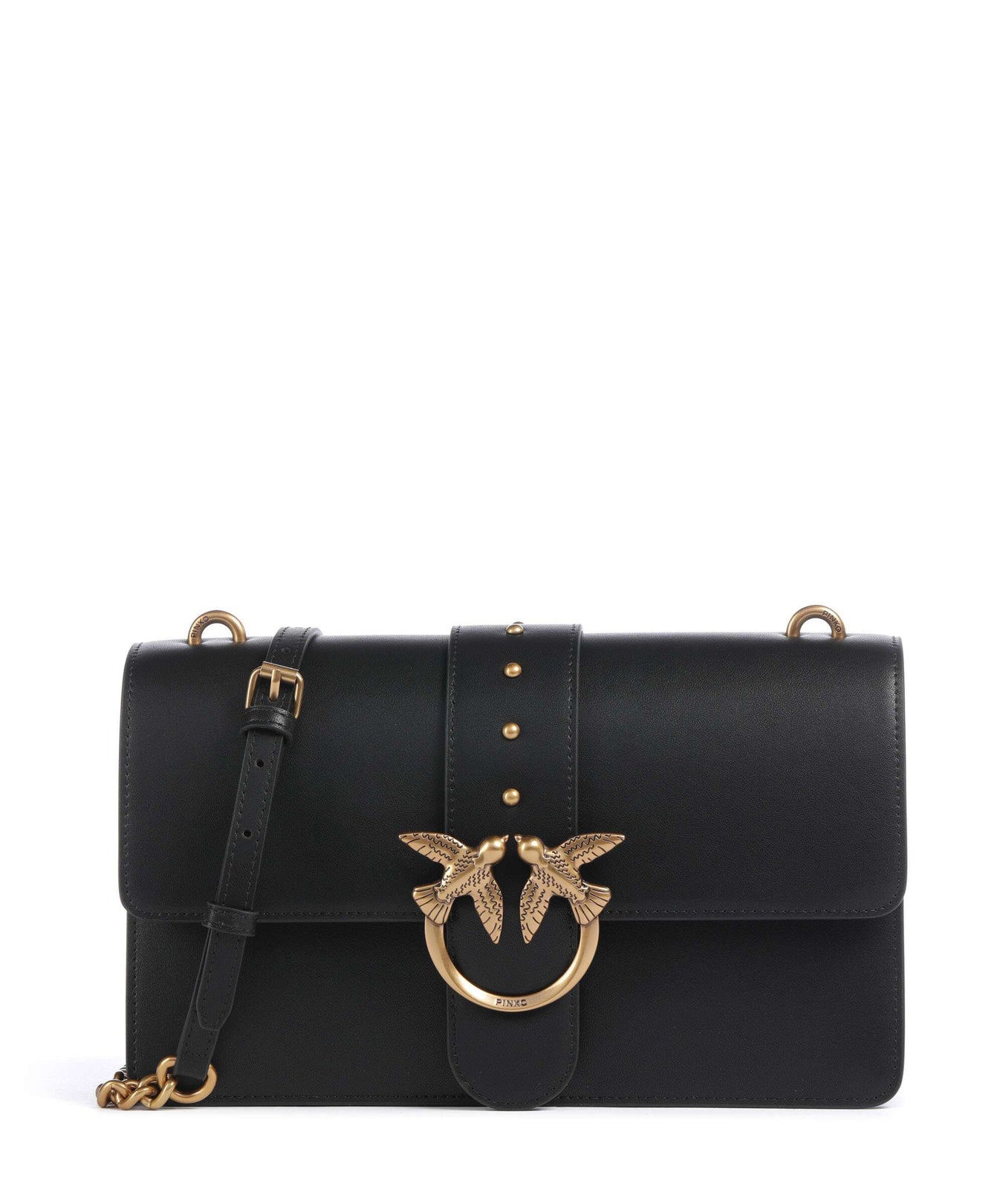 Pinko Love One Classic Crossbody bag nero/antique gold