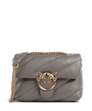 Pinko Love Puff Mini Torba preko ramena grigio asfalto/antique gold