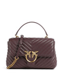 Pinko Love Lady Puff Classic Torbu cioccolato amaro/antique gold