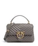 Pinko Love Lady Puff Mini Torbu grigio asfalto/antique gold
