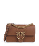 Pinko Love One Mini Shoulder bag marrone/leone/antique gold