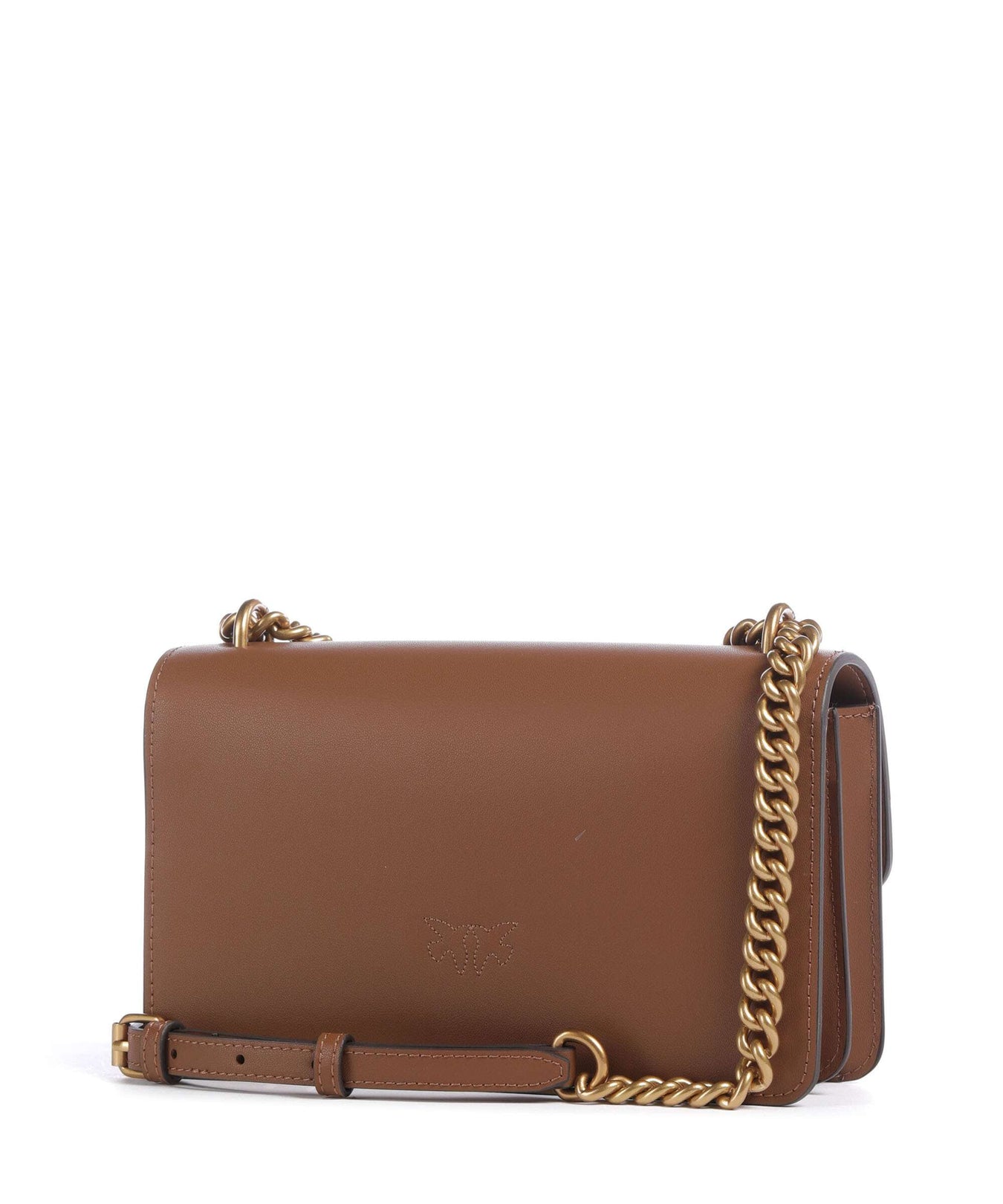 Pinko Love One Mini Shoulder bag marrone/leone/antique gold