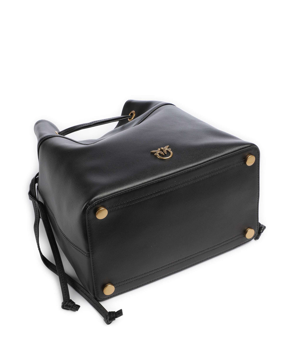 Pinko Secchiello Classic Bucket bag nero/antique gold