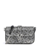 Pinko Love One Baby Slouchy Torba preko ramena argento/nickel lucido