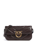 Pinko Love Box Baguette Torba preko ramena rosso mogano/antique gold