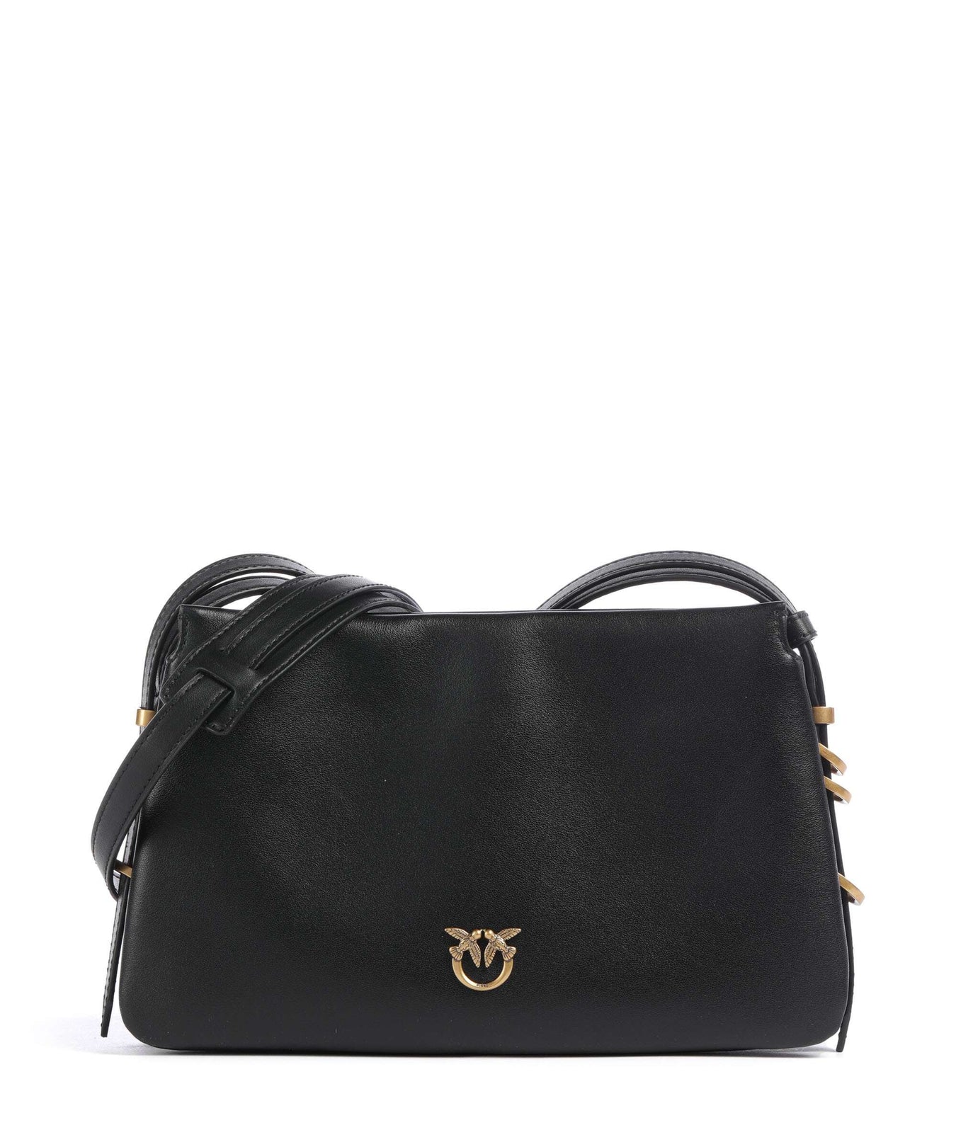 Pinko Triplet Mini Crossbody bag nero/antique gold