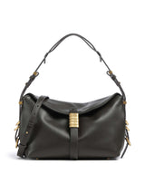 Pinko Saddle Horizontal Mini Torba preko ramena verde fango/antique gold