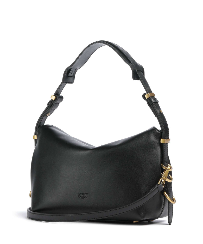 Pinko Saddle Horizontal Mini Shoulder bag nero/antique gold