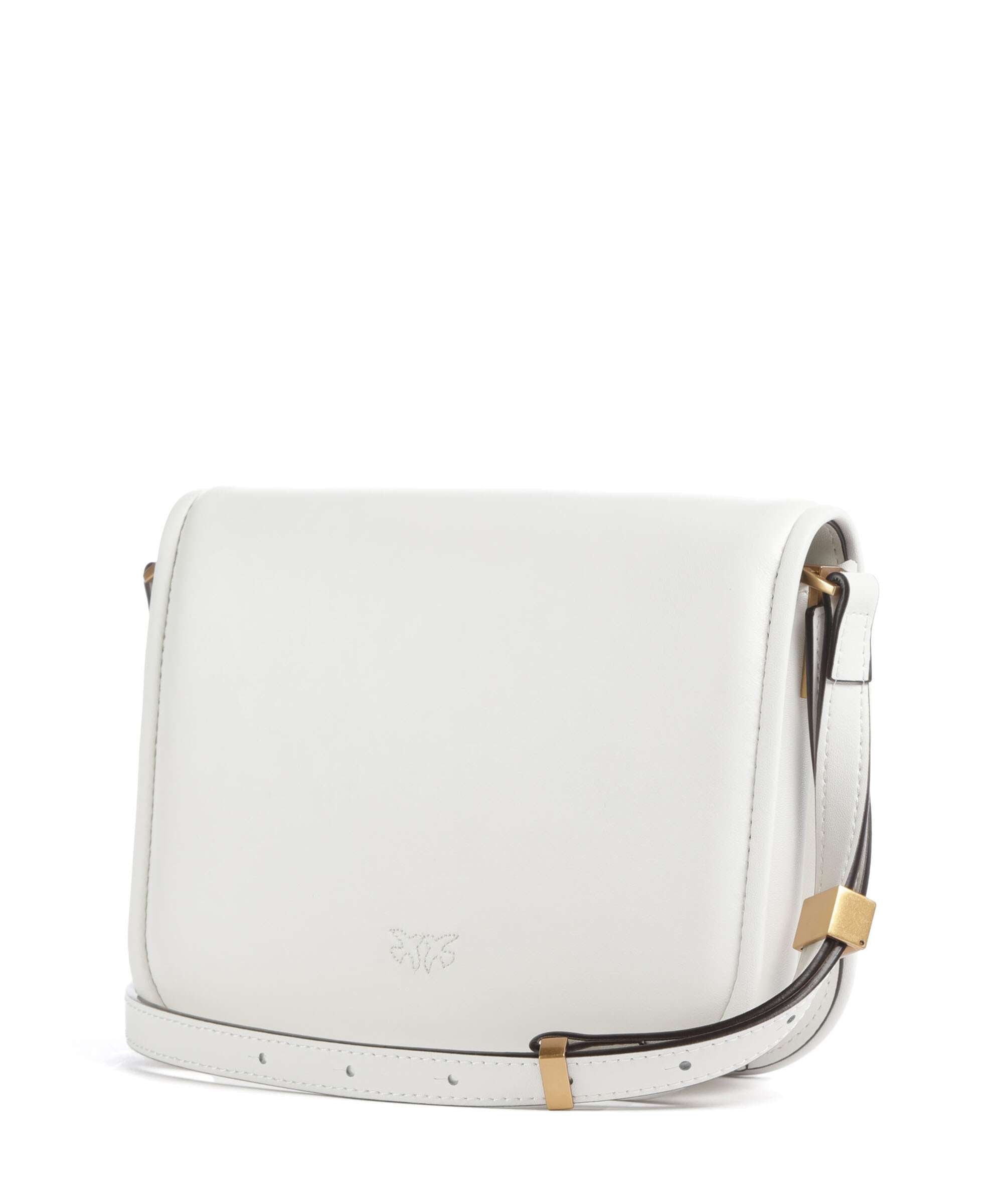 Pinko Love One Mini Crossbody bag bianco nembo/antique gold