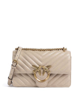 Pinko Love One Mini Torba preko ramena beige/grigio fumo/antique gold