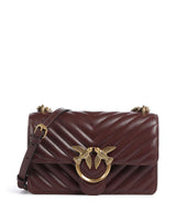 Pinko Love One Mini Torba preko ramena burgundy wine/antique gold