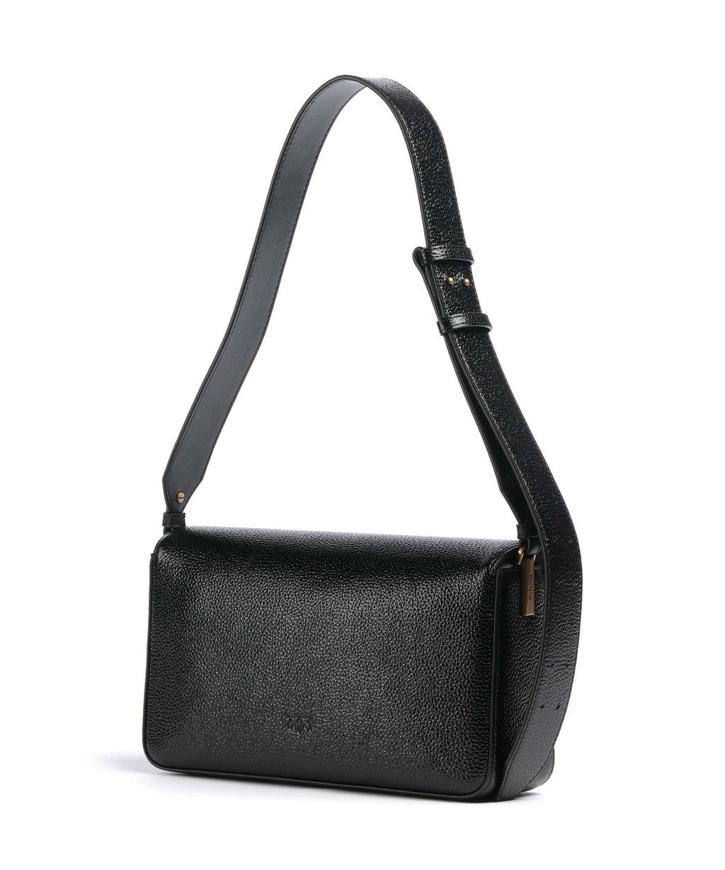 Pinko Love One Classic Slouchy Shoulder bag nero/antique gold