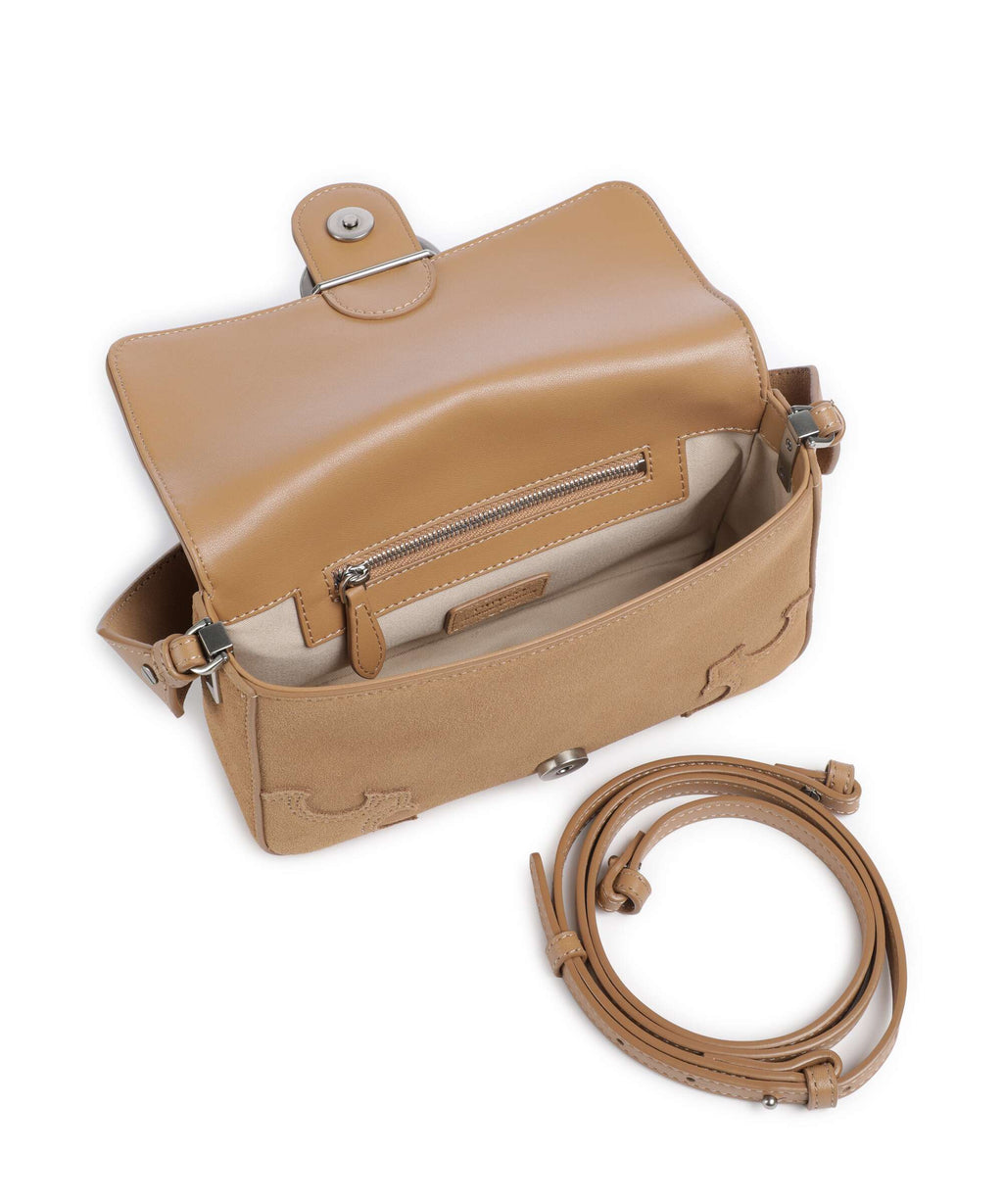 Pinko Love One Mini Slouchy Crossbody bag beige/scoiattolo/old silver