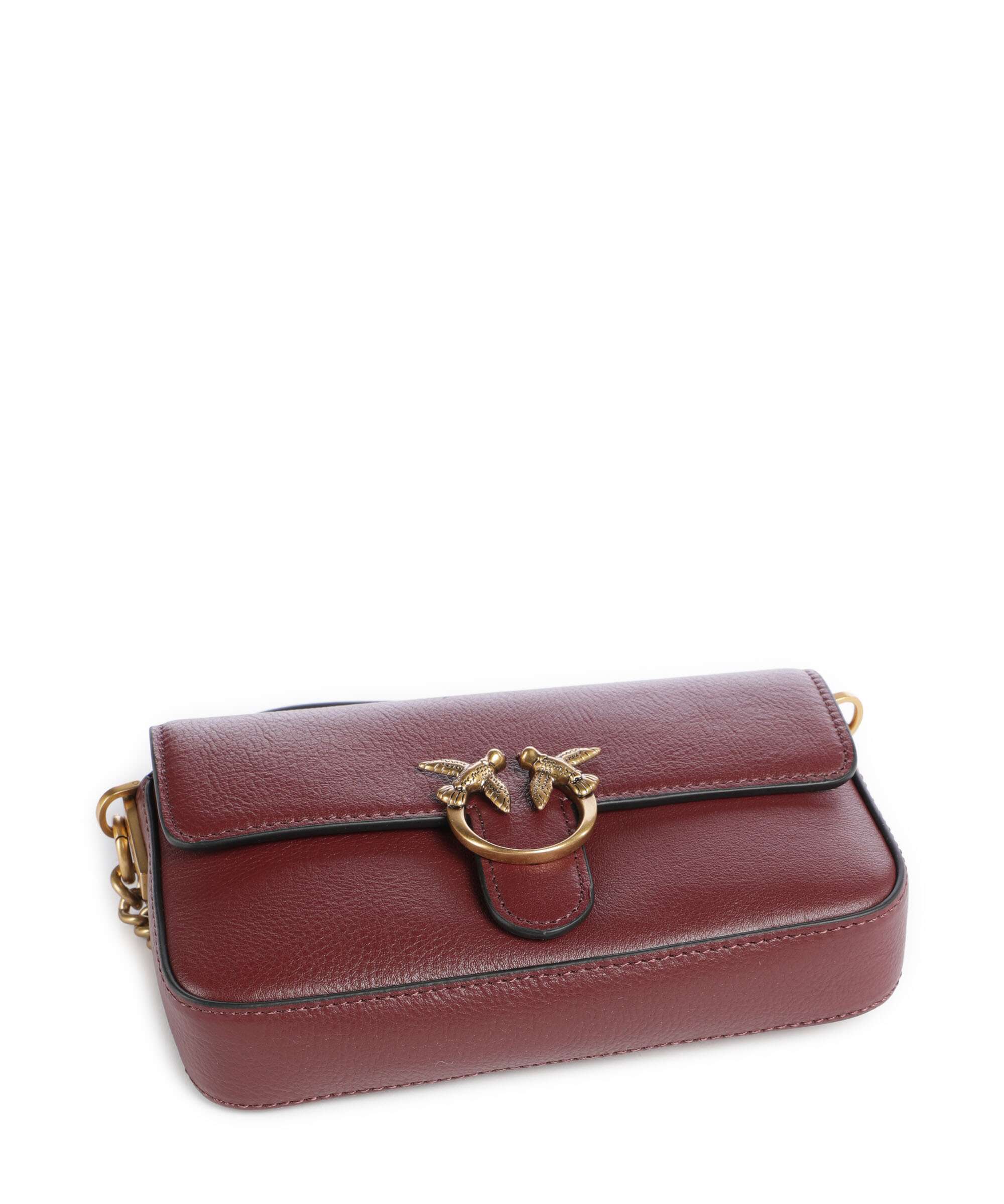Pinko Love One Baby Slouchy Crossbody bag ribes intenso/antique gold