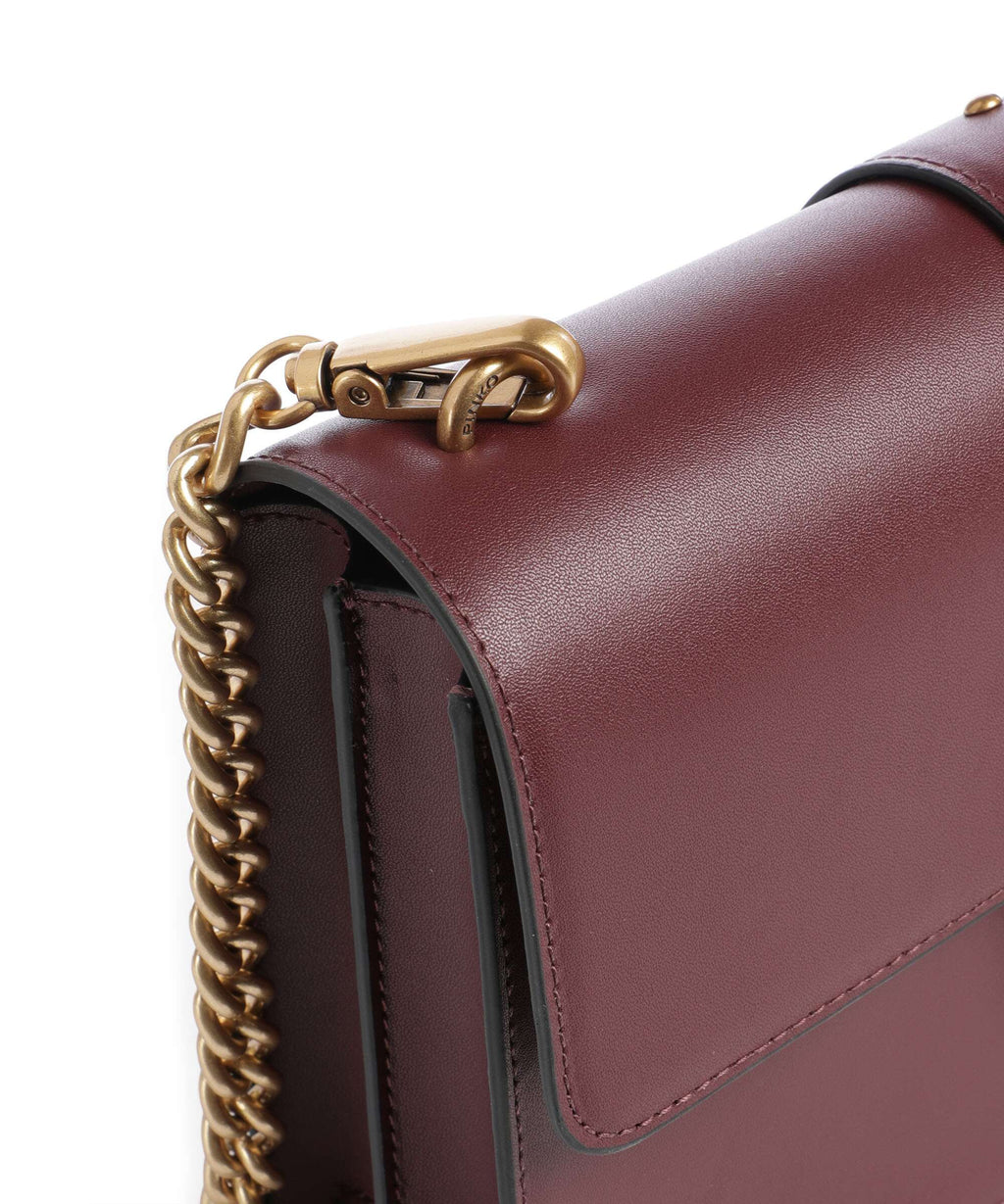 Pinko Love One Classic New Buckle Crossbody bag ribes intenso/antique gold