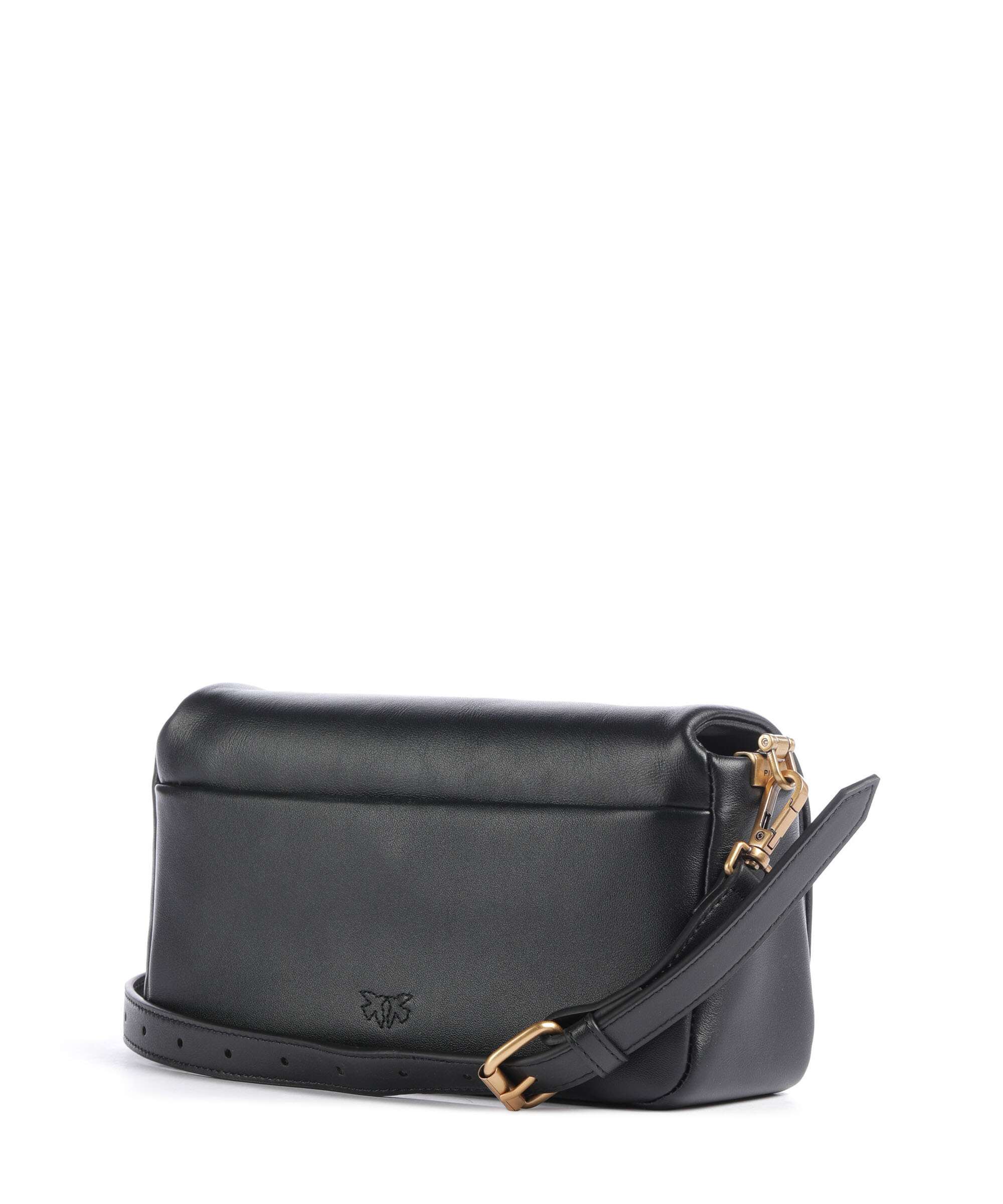 Pinko Click Soft Horizontal Mini Crossbody bag nero/antique gold
