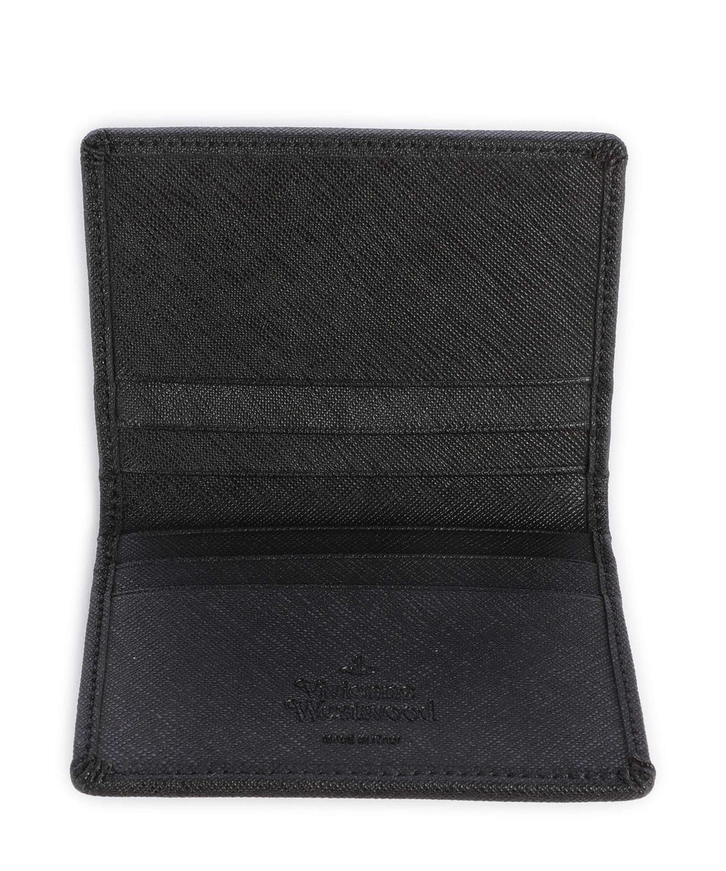 Vivienne Westwood Saffiano Credit card holder black