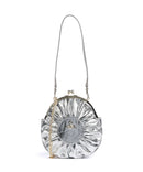 Vivienne Westwood Rosie Frame Metallic Crinkle Torba preko ramena silver