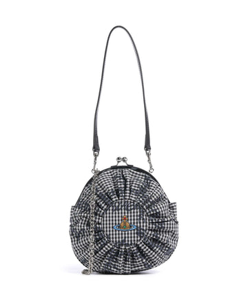 Vivienne Westwood Rosie Frame Print Classic Torba preko ramena gingham/black