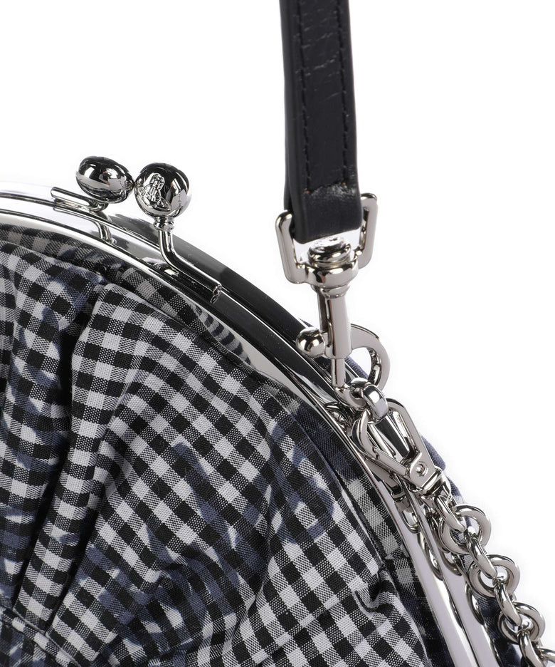 Vivienne Westwood Rosie Frame Print Classic Crossbody bag gingham/black