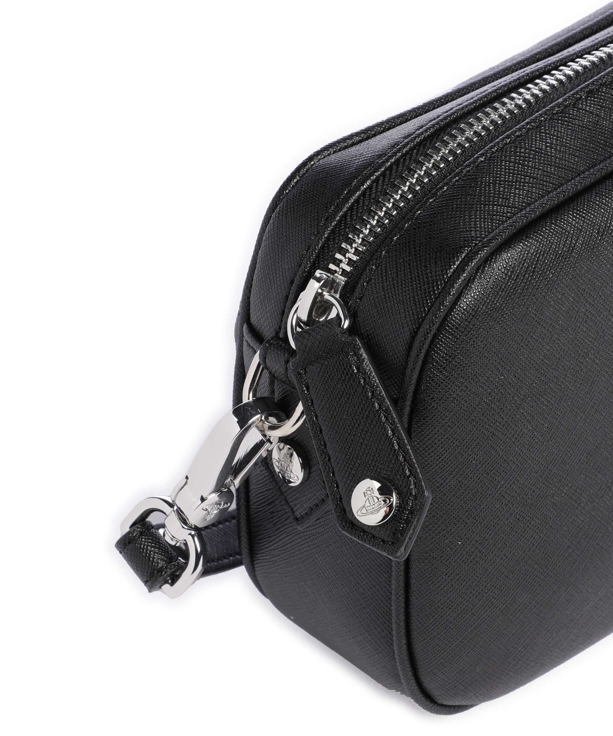 Vivienne Westwood Anna Saffiano Crossbody bag black