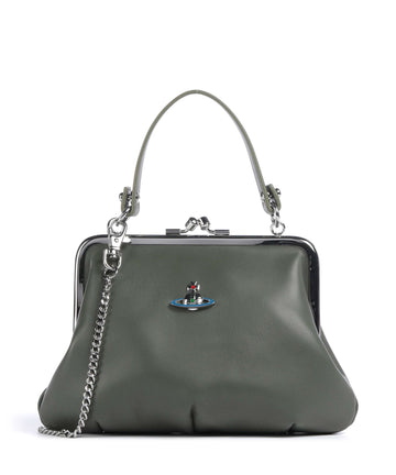 Vivienne Westwood Granny Frame Nappa Torba preko ramena green