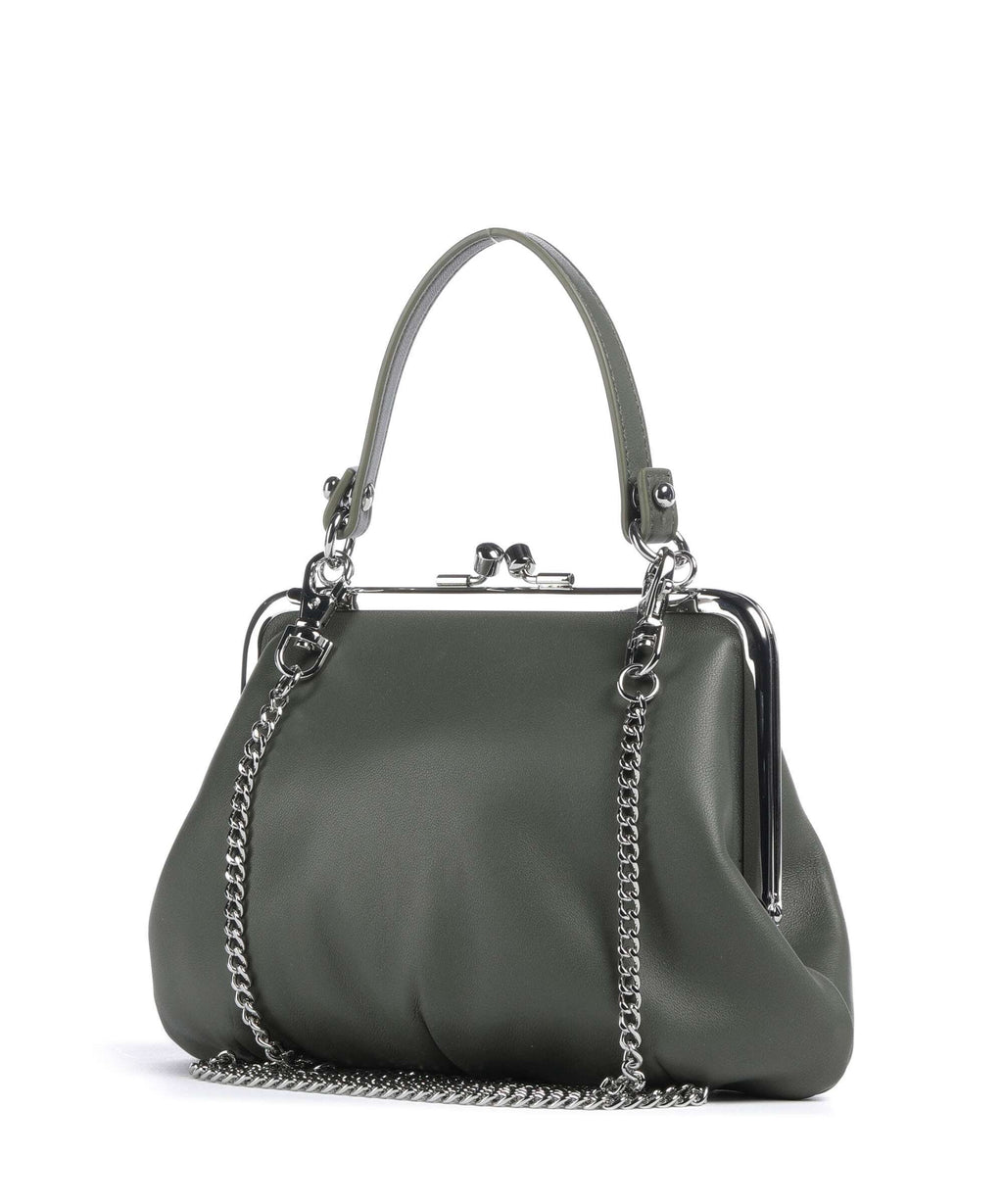 Vivienne Westwood Granny Frame Nappa Crossbody bag green