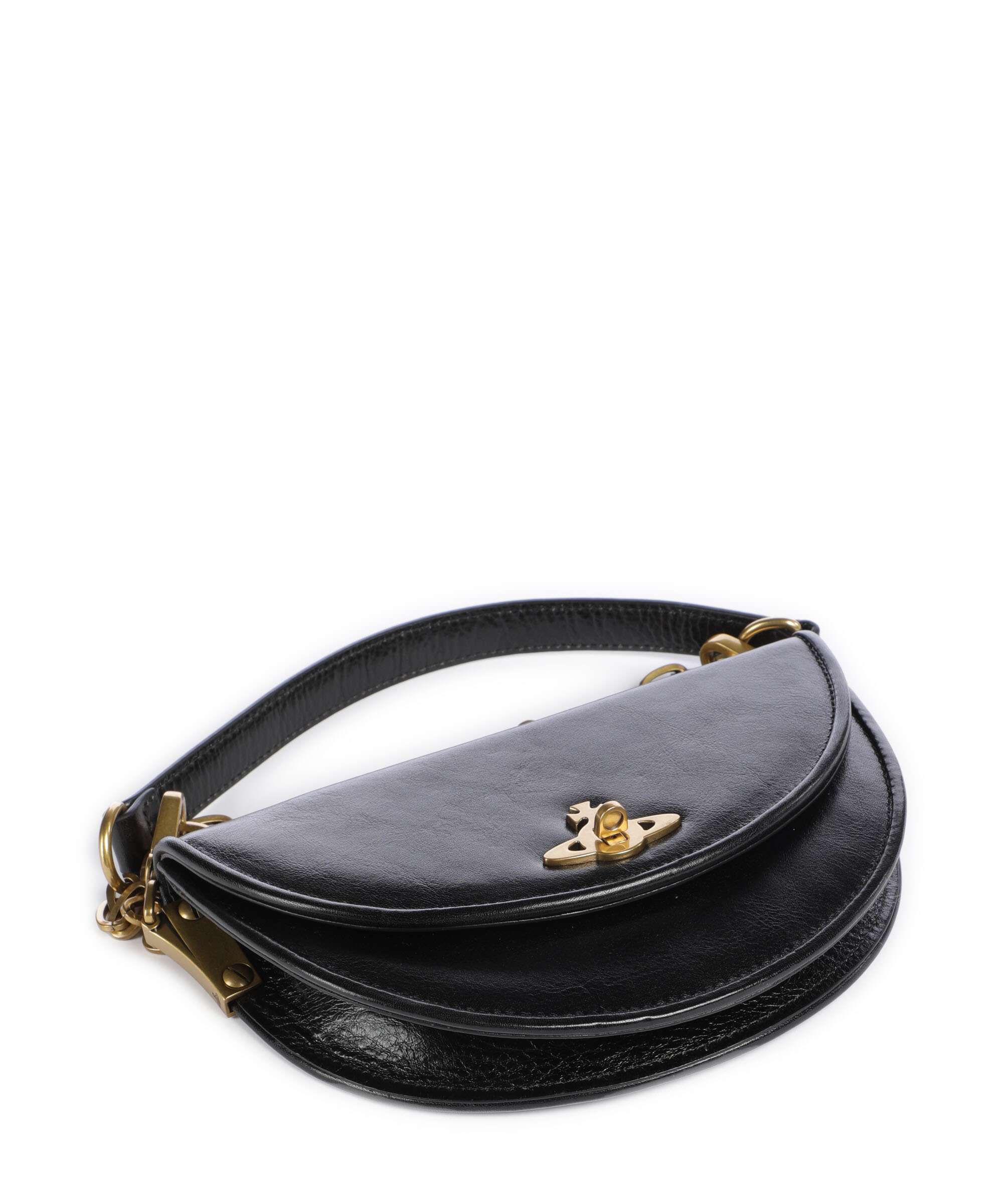Vivienne Westwood Bonnie Polished Crossbody bag black