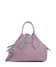 Vivienne Westwood Yasmine Saffiano Printed Small Torbu blue/orange tartan
