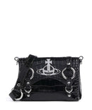 Vivienne Westwood Kim Embossed Croc Torba preko ramena black