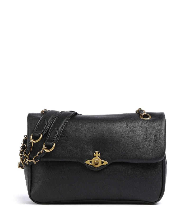 Vivienne Westwood Anita Aniline Medium Shoulder bag black