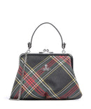 Vivienne Westwood Granny Frame Saffiano Printed Torbu chelsea tartan