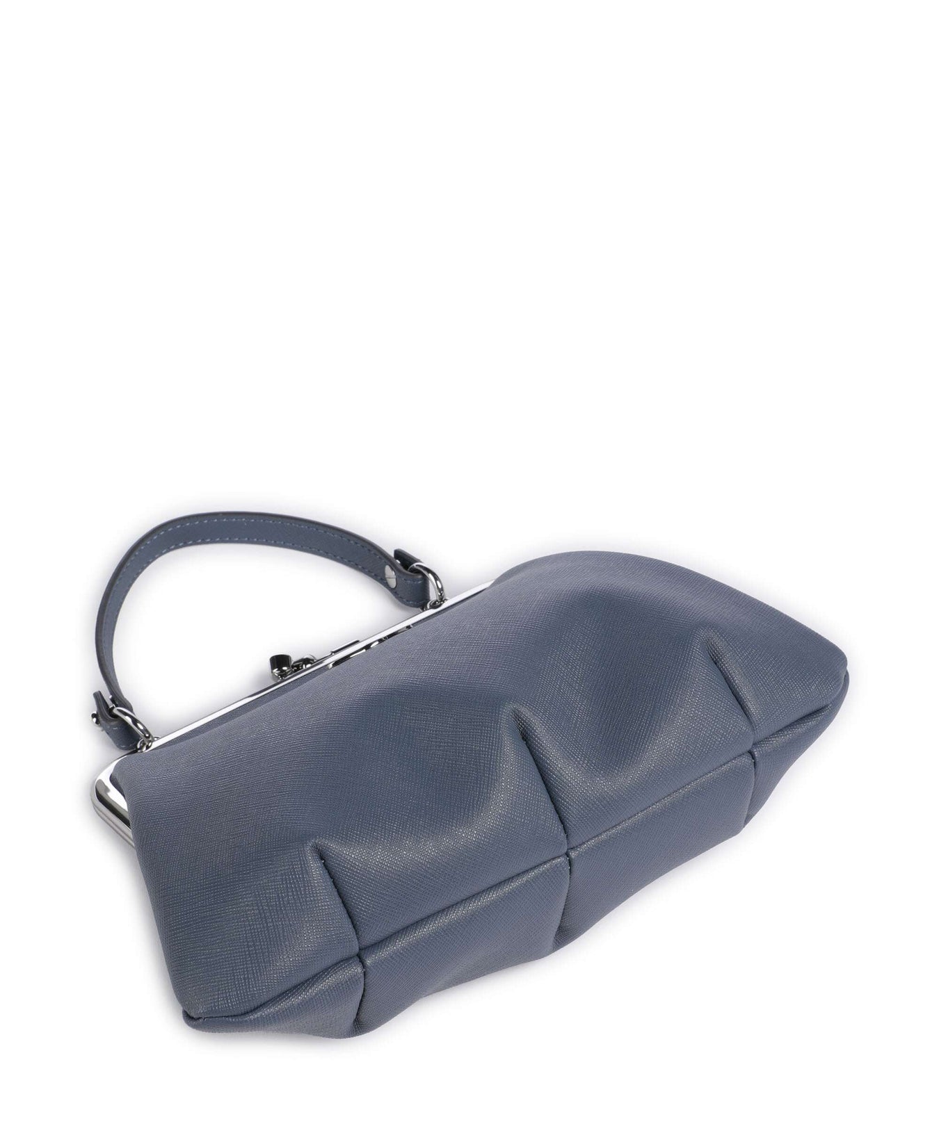 Vivienne Westwood Granny Frame Saffiano Handbag denim blue