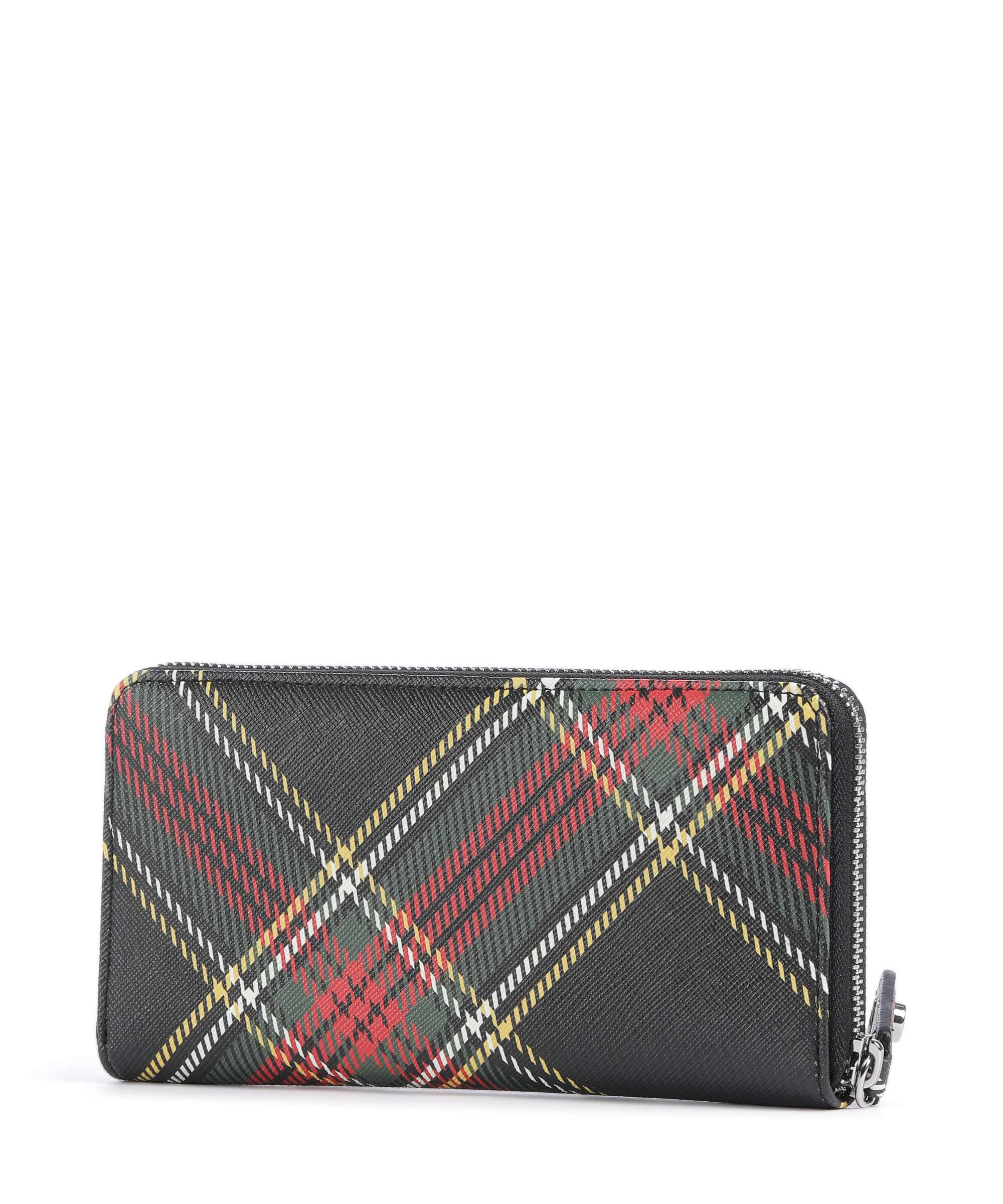 Vivienne Westwood Saffiano Printed Classic Wallet chelsea tartan