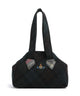 Vivienne Westwood Archive Harris Tweed Check Medium Shoulder bag dark check