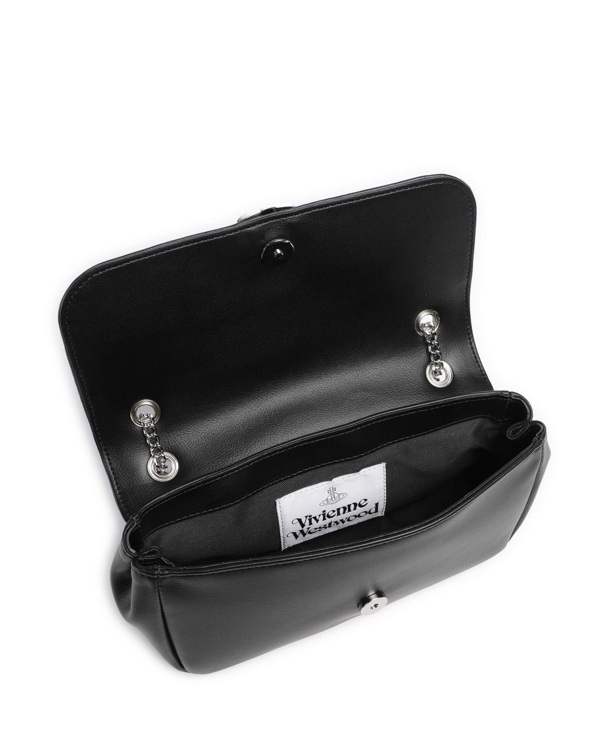 Vivienne Westwood Chain Smooth Shoulder bag black