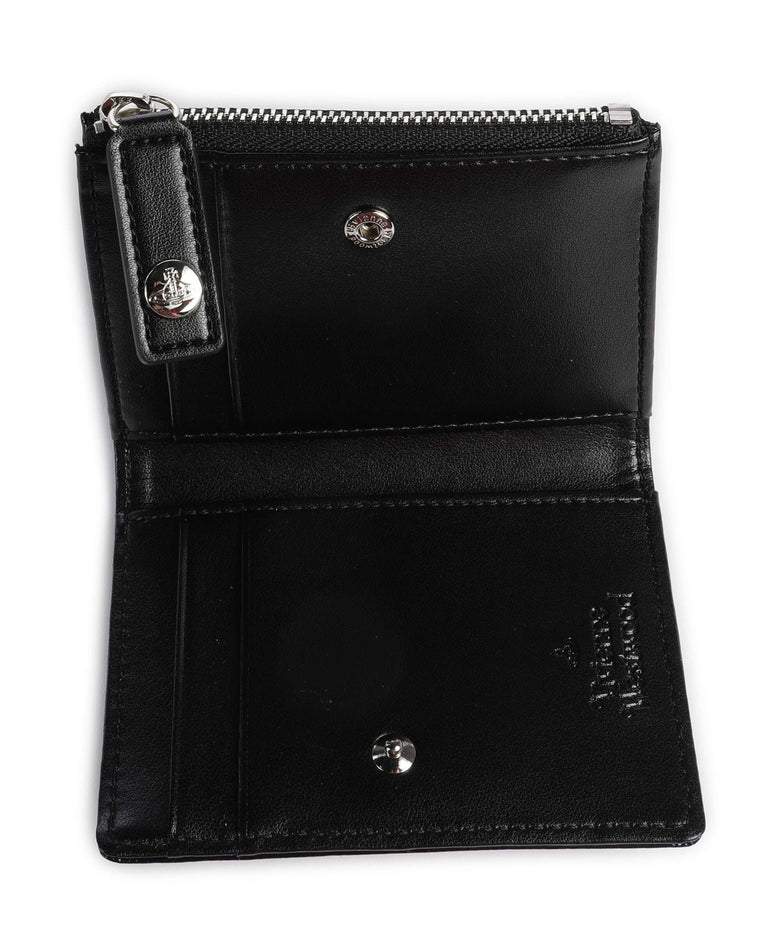 Vivienne Westwood Patent Credit card holder black/diamante orb