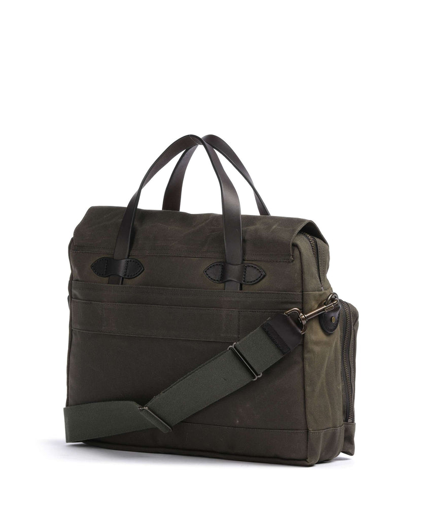 Filson Tin Cloth 24 Hour Briefcase otter green