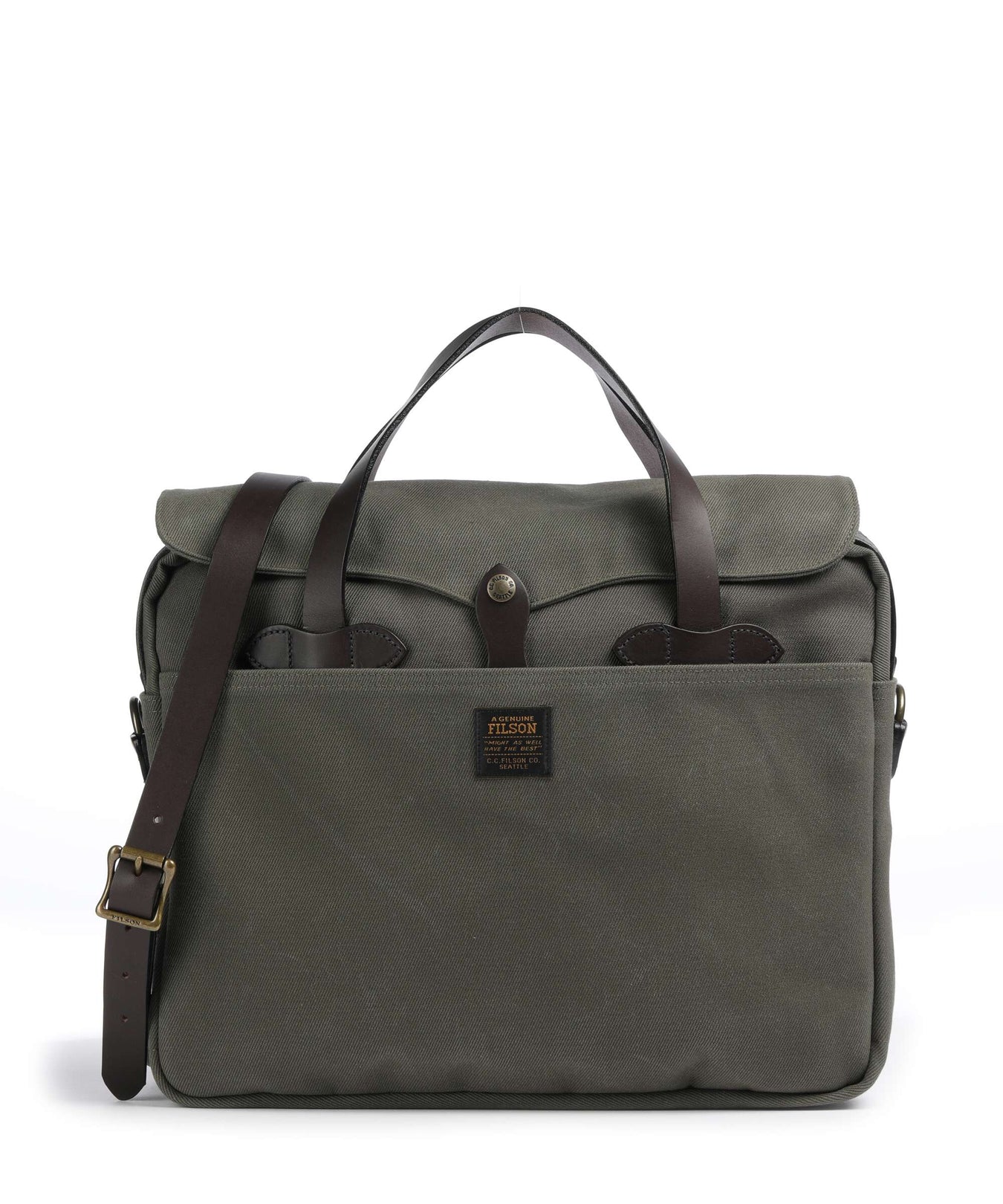 Filson Luggage Twill Briefcase otter green