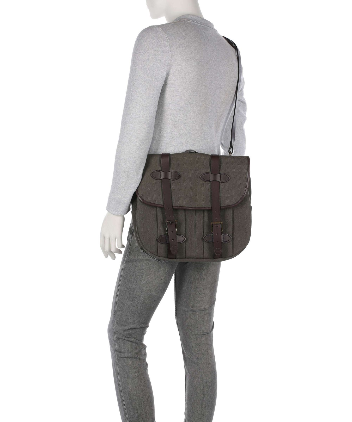 Filson Luggage Twill Messenger bag otter green