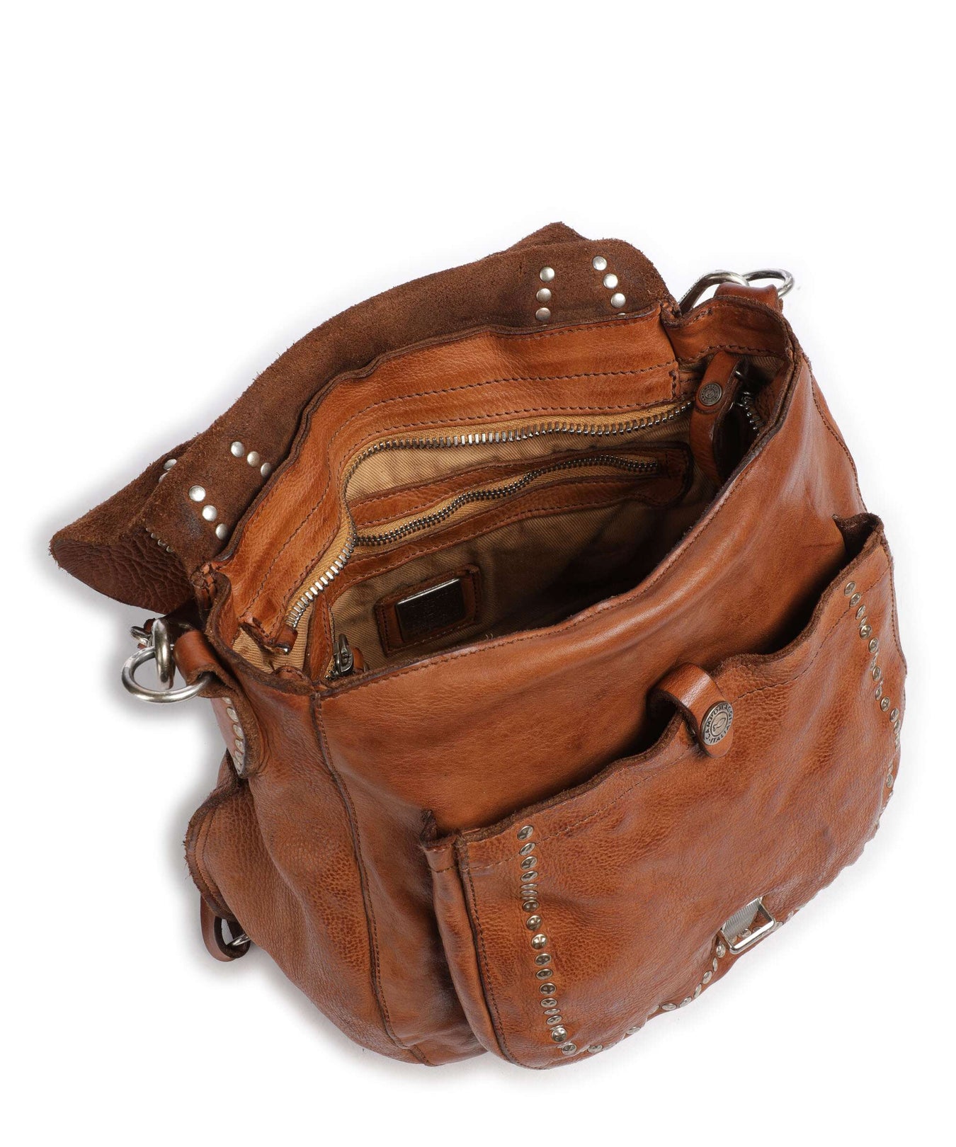 Campomaggi Backpack bag cognac