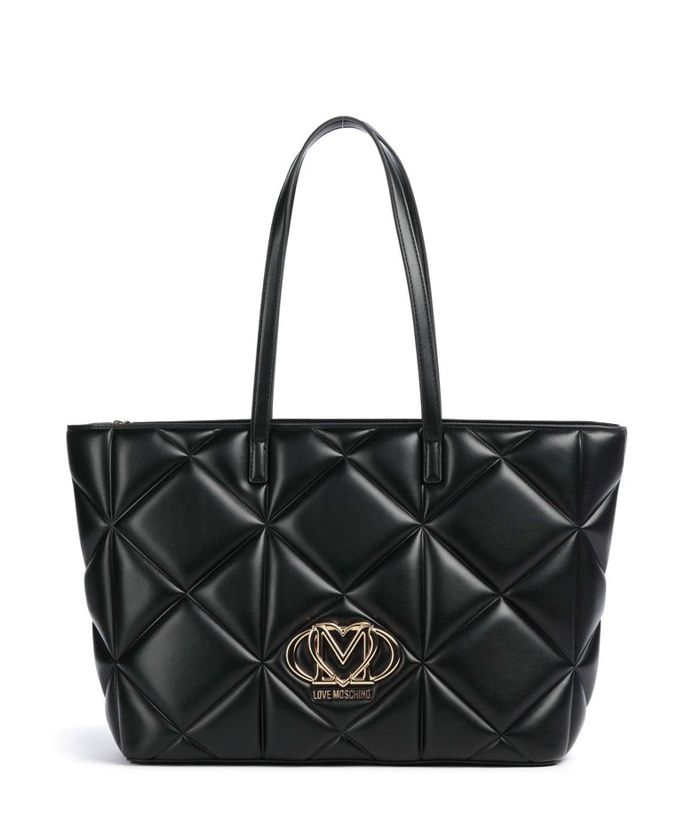 Love Moschino Embossed Q Tote bag black