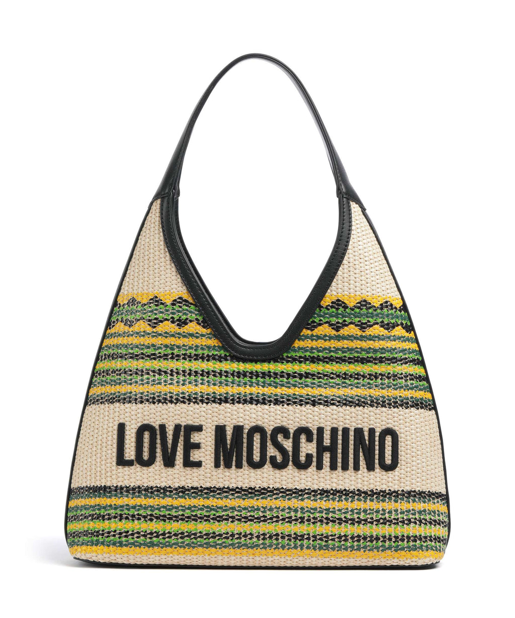 Love Moschino Sunset Stripes Hobo bag multicolour/black
