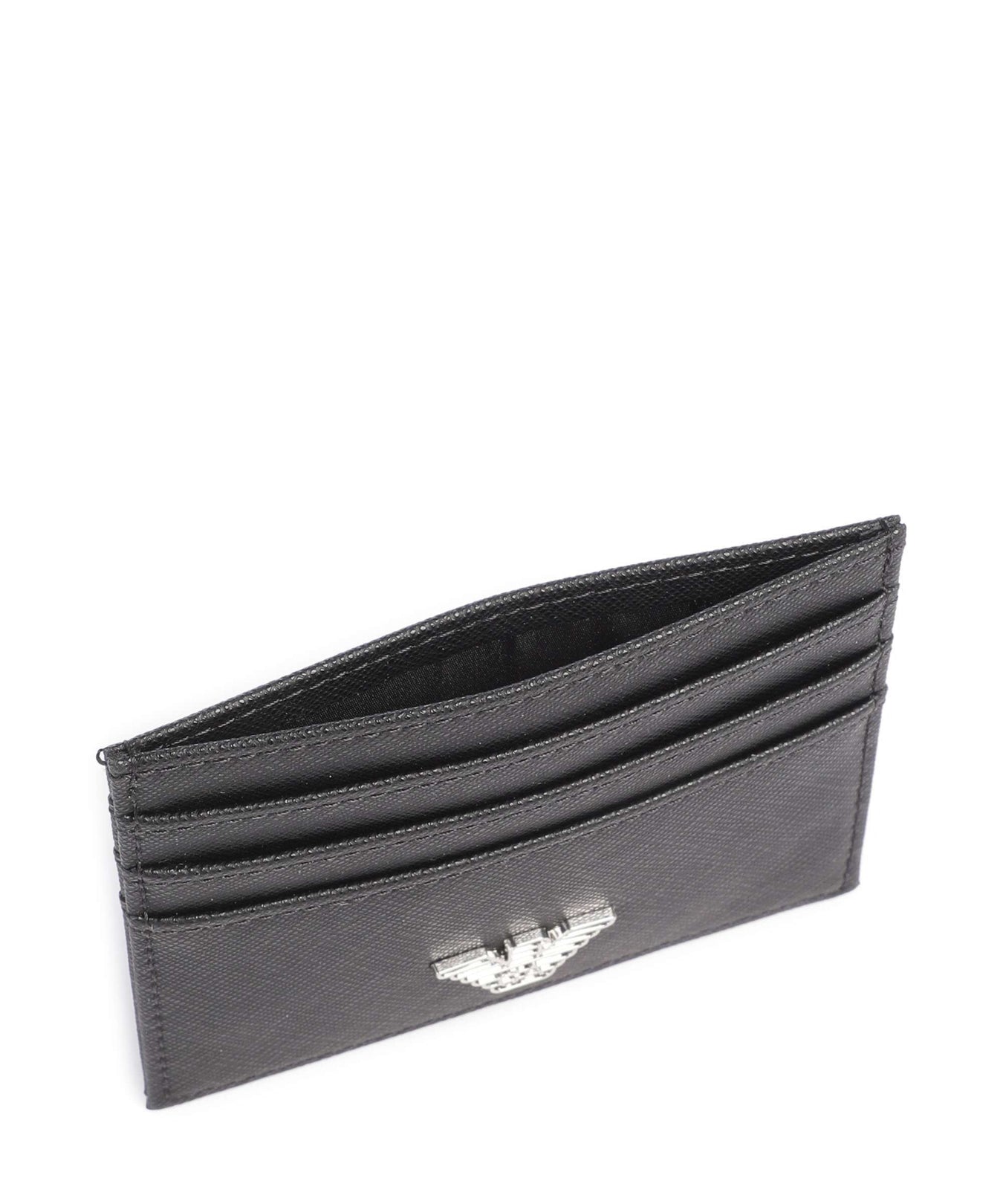 Emporio Armani Business Regenerated Credit card holder black