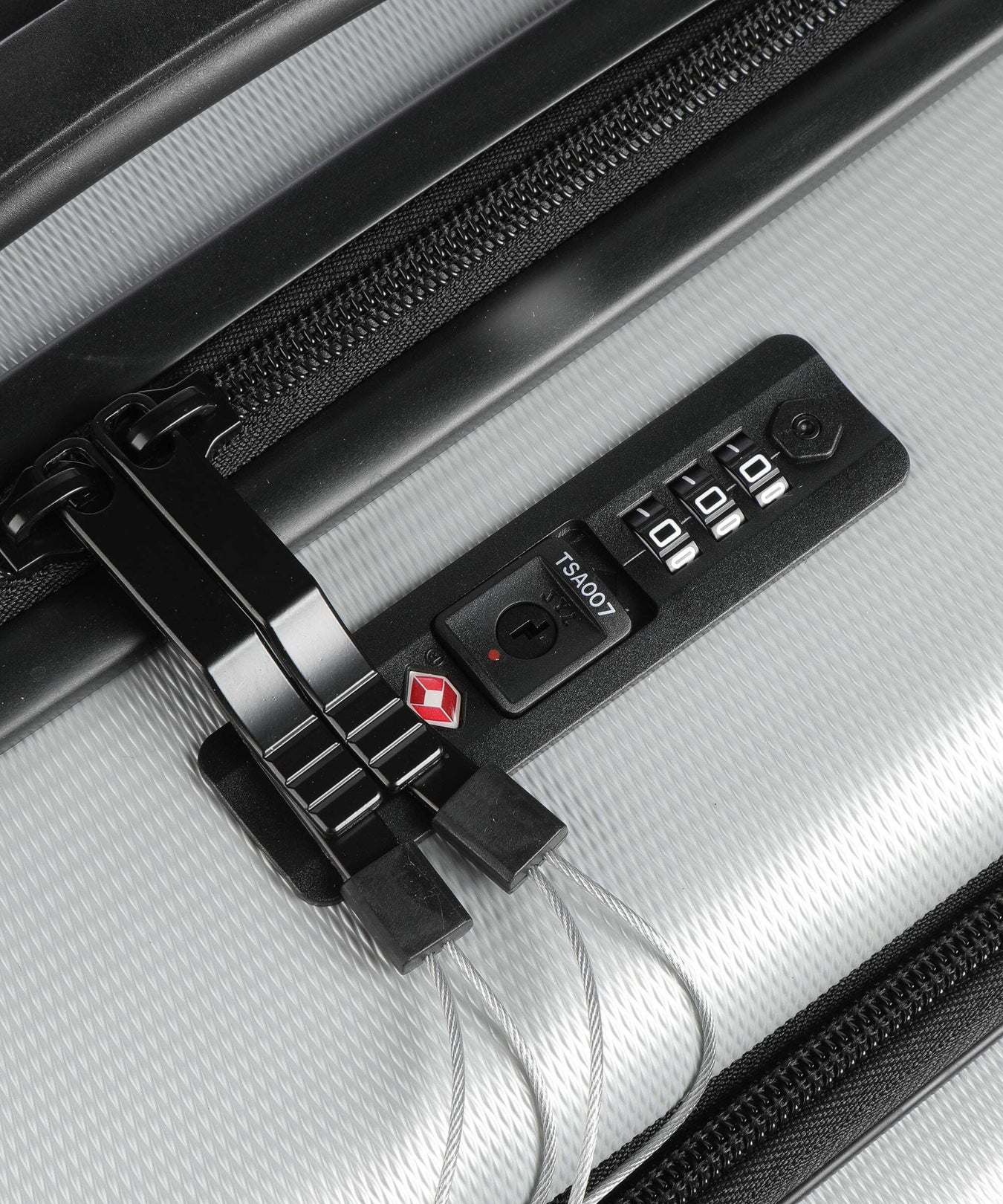 Valentino Bags Lexplor Spinner (4 wheels) silver