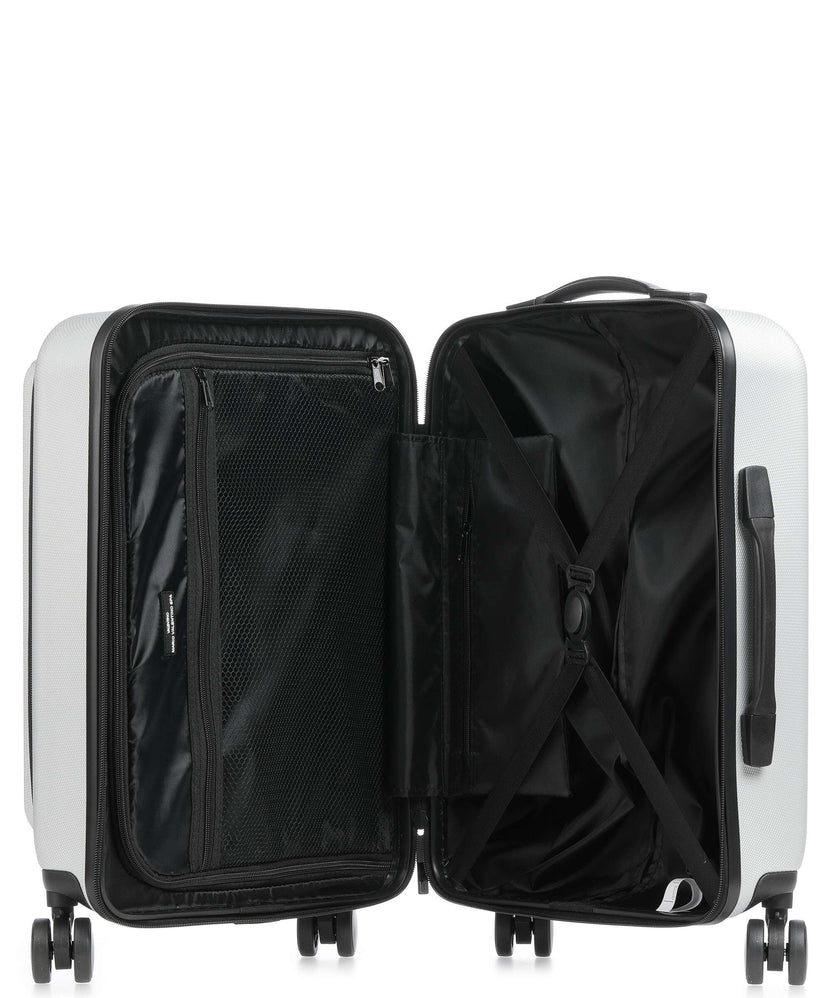 Valentino Bags Lexplor Spinner (4 wheels) silver