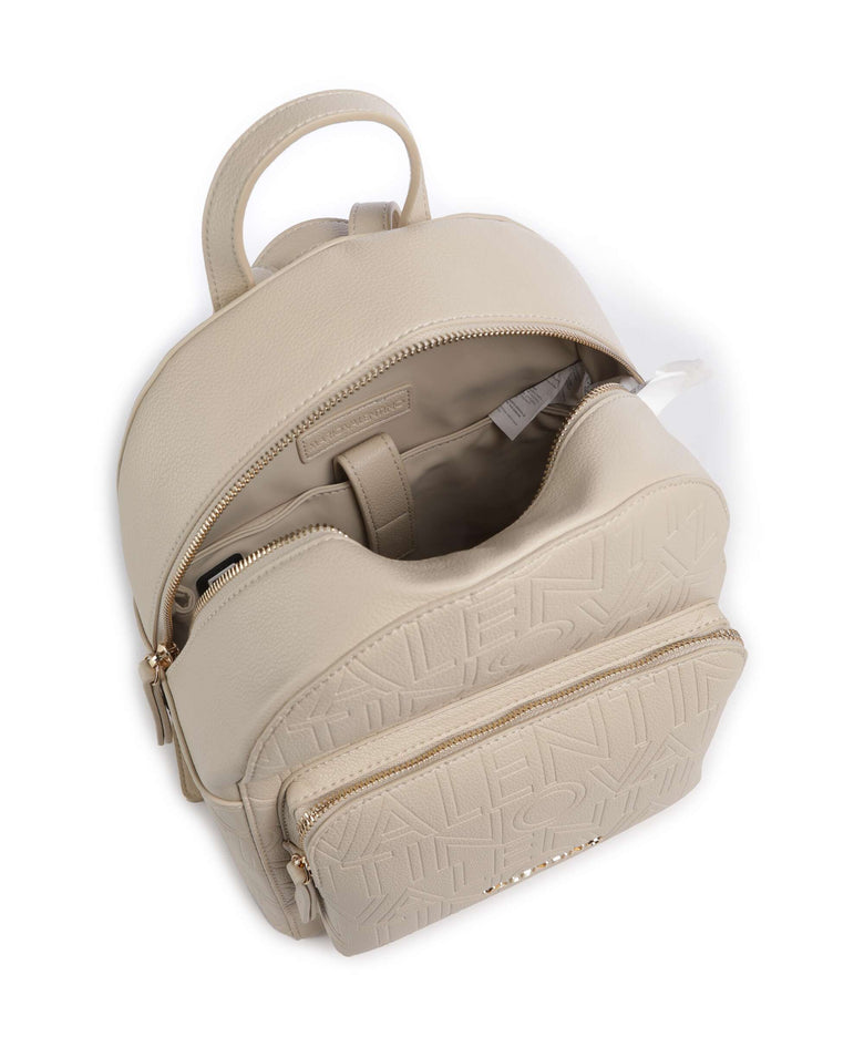 Valentino Bags Pansy Backpack ecru