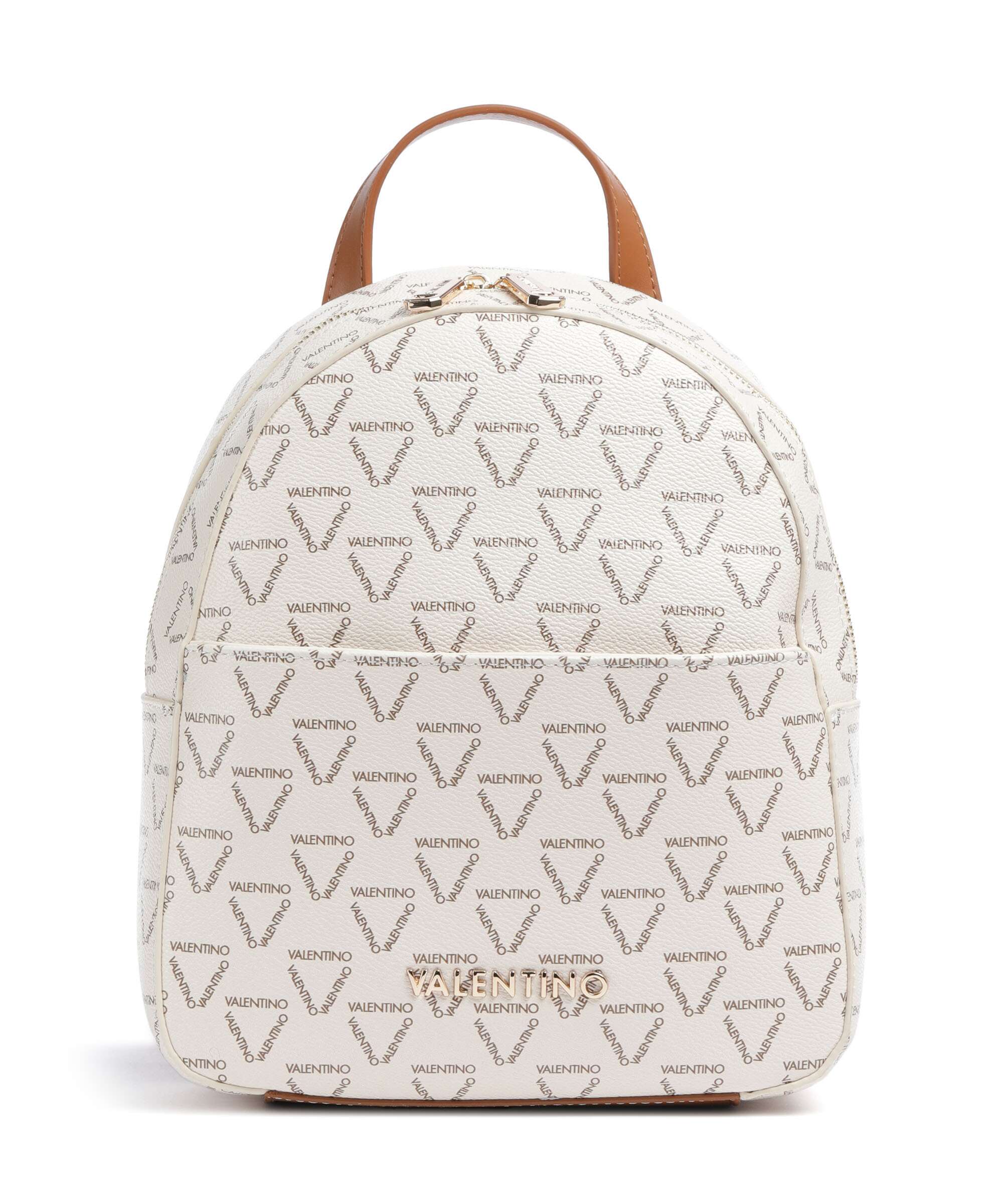 Valentino Bags Lady Re Backpack bianco/cuoio